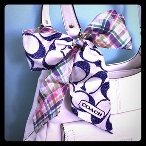 Coach Silk Skinny Scarf New